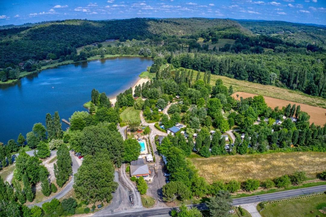 Camping Du Lac De Groléjac Exteriör bild